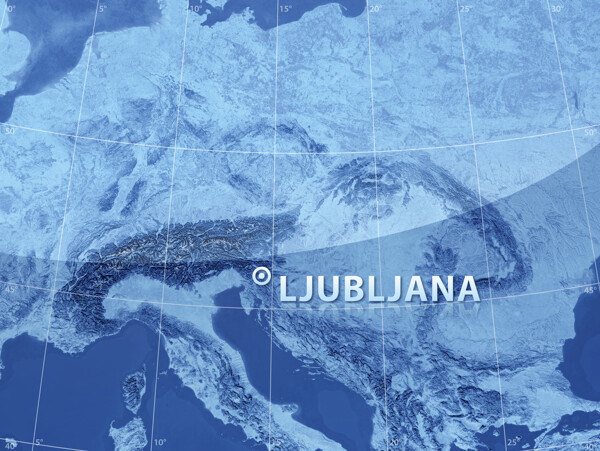 卢布尔雅那地图图片