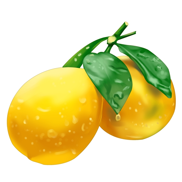 卡通水果柠檬插图