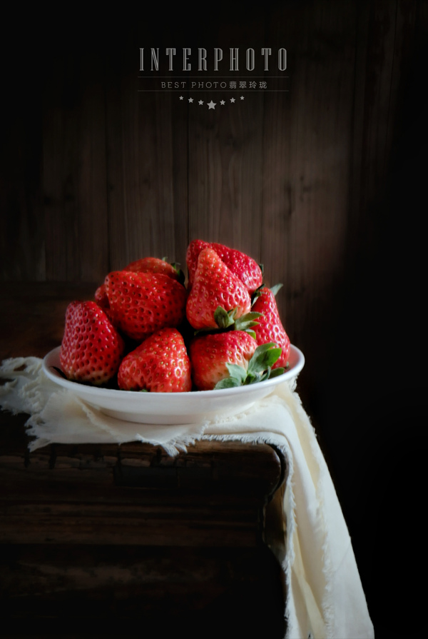 草莓静物水果
