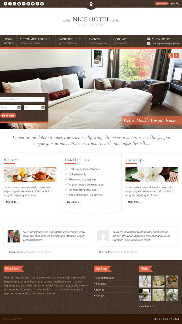 家居房产网页模板HTML