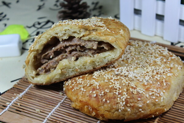 香酥牛肉饼