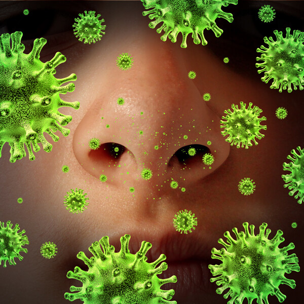 流感病毒图片