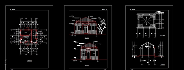 值班室施工图图片