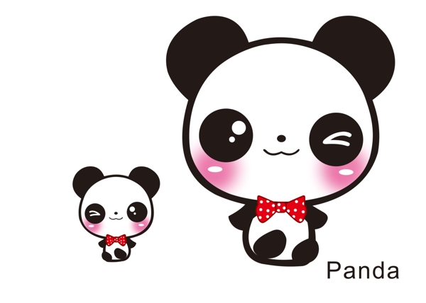 熊猫卡通形象吉祥物