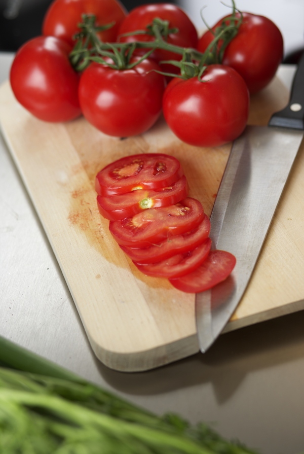 西红柿片与西红柿图片
