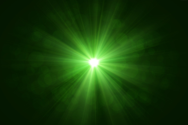 绿色光感光线背景