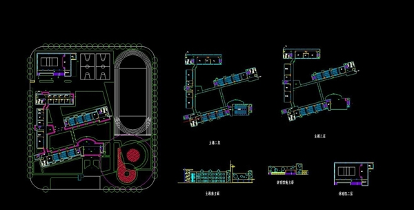 学校cad图纸