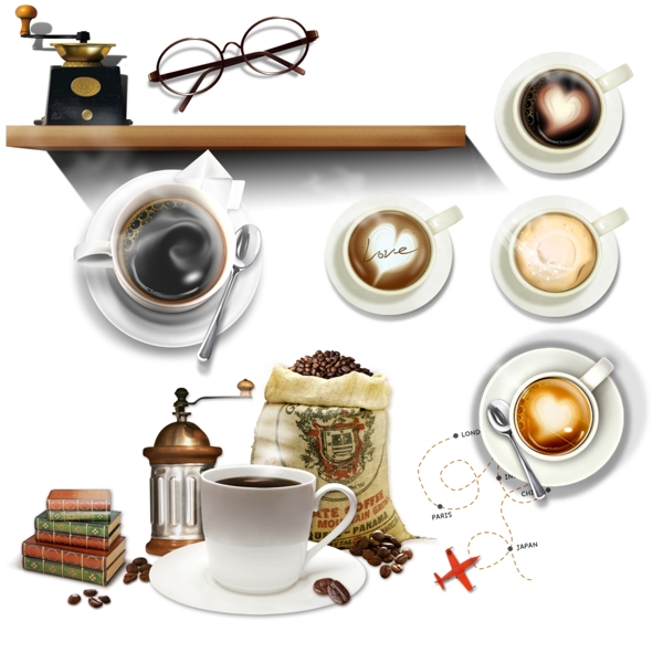 咖啡餐厅网页模板