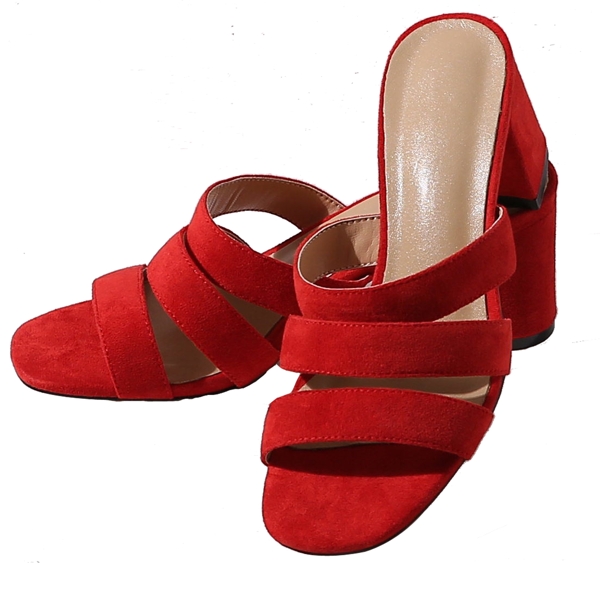 红色女款鞋子系列