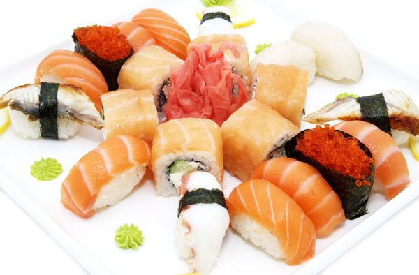 海鲜寿司美食图片