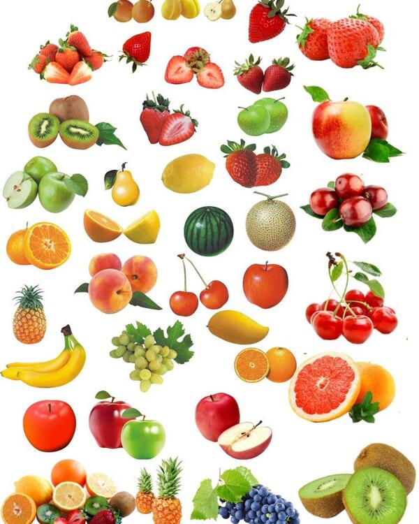 水果位图组成图片