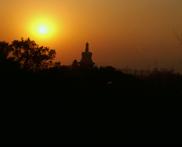 北京故宫图片夕阳下的故宫