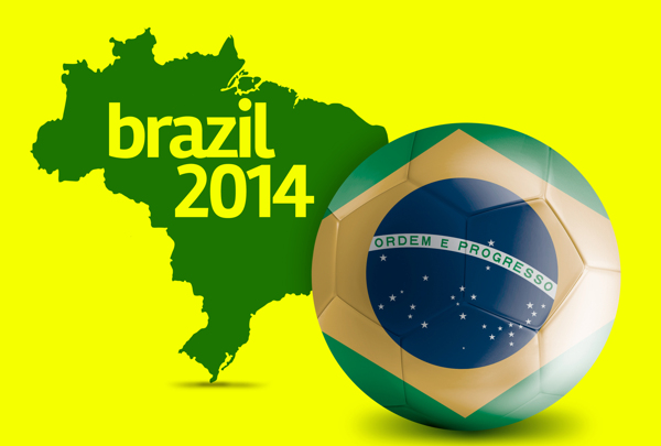 巴西地图与足球图片