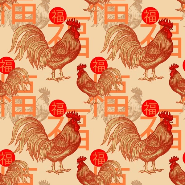 中国风传统花纹底纹