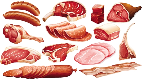 不同类型肉制品插图