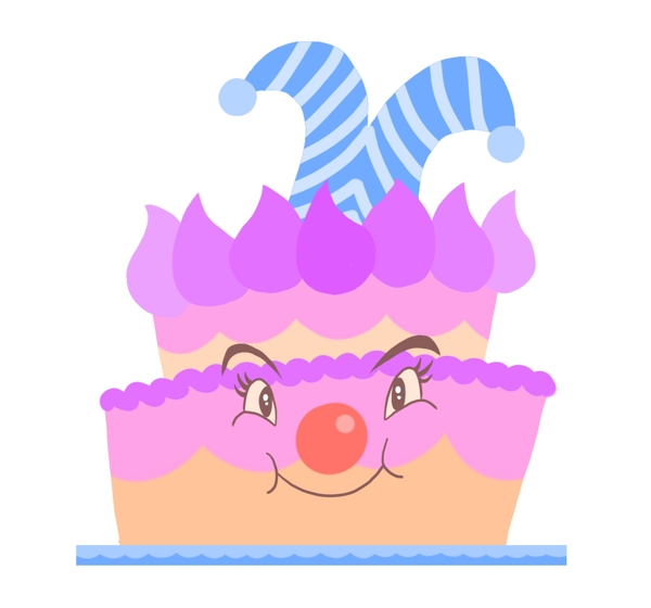 小丑生日蛋糕