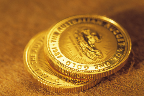 商业金币背景图片