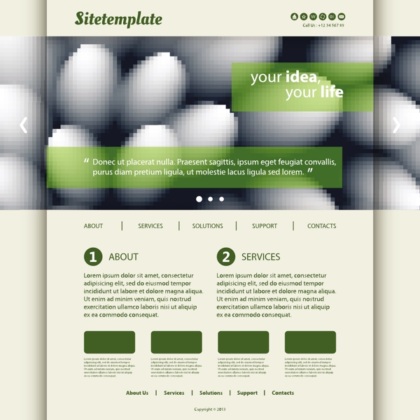 白色鸡蛋网站设计
