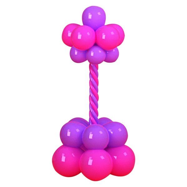 粉色气球造型png