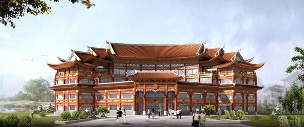 中国古典建筑景观图片