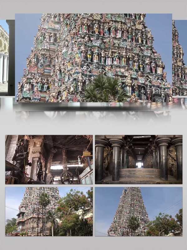 4K超清实拍印度南部旅游宣传视频素材