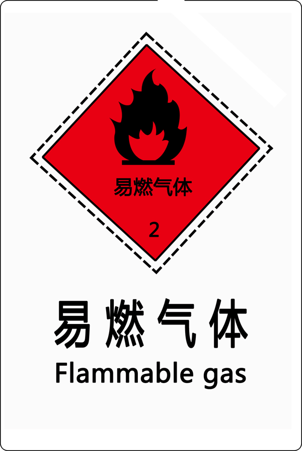 易燃气体标志