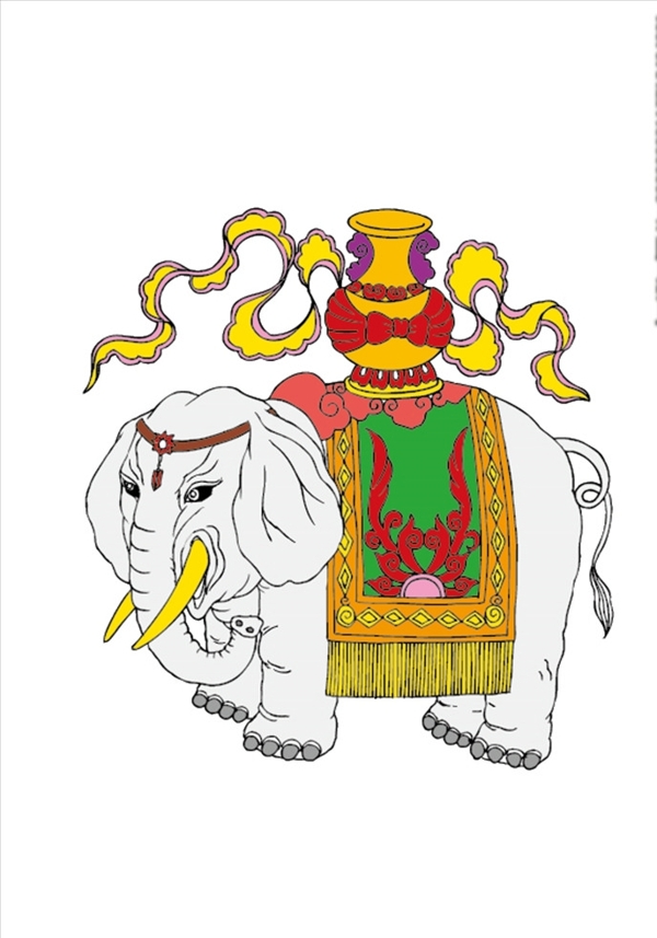 传统吉祥图案大象