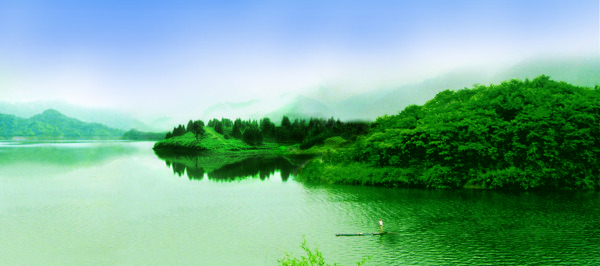 黄山太平湖图片