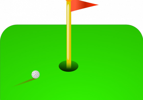 高尔夫标志矢量图
