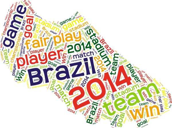 2014巴西足球世界杯素材
