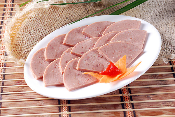 火锅配菜梅林午餐肉图片