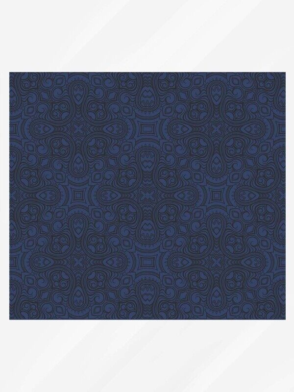 异形华丽多变形拼凑图画蓝黑深色背景