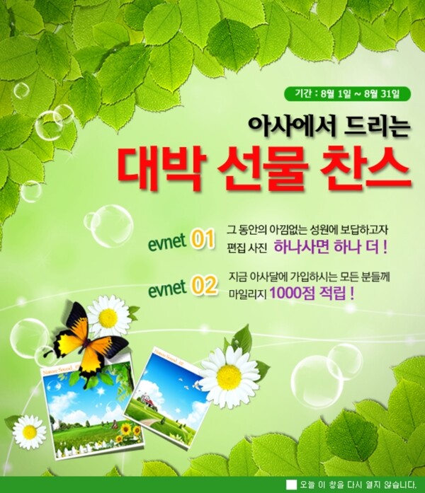 韩国网页绿叶图片