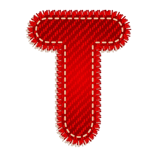 红色字母T