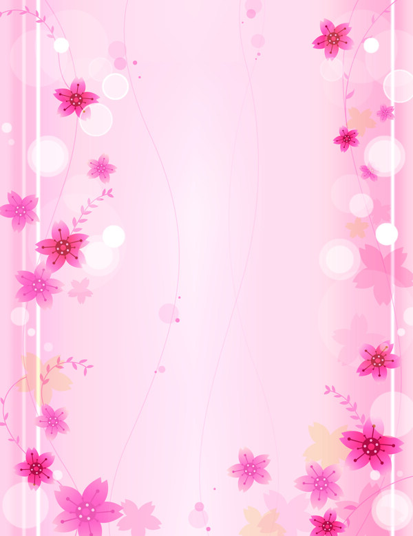 花纹图案花纹壁纸花纹边框粉色花
