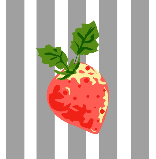 矢量草莓psd