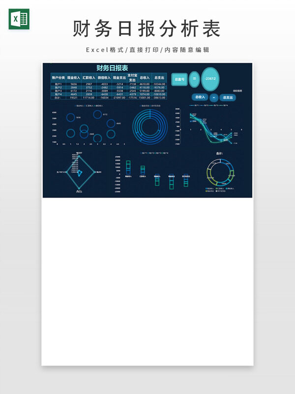 财务日报表